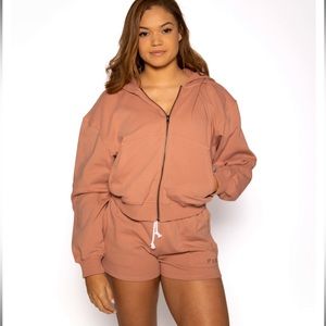 Ptula cozy crop zip up